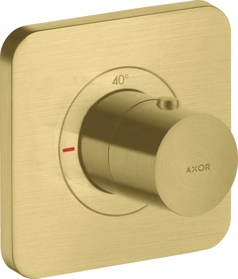 Axor Citterio E Thermostatic Shower Mixer Concealed 300 X 206 X 136mm Brass - Brushed product image - Image 2