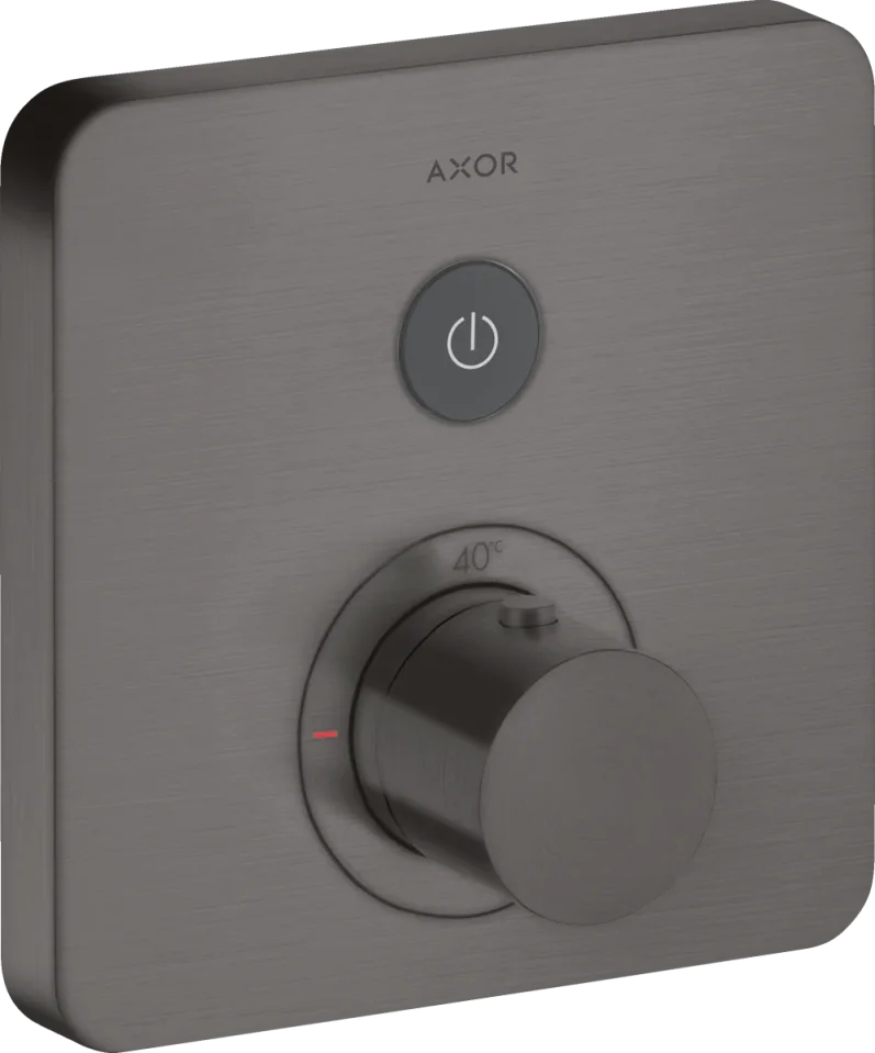 Axor Showerselect Thermostatic Shower Mixer Concealed 222 X 181 X 131mm Gunmetal/chrome - Brushed product image - Image 2