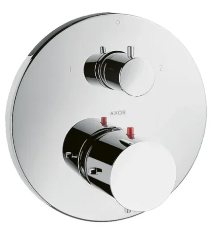 Axor Starck Thermostatic Mixer For Concealed Installation With Shut-off / Diverter Valve Chrome detail view - Image 3