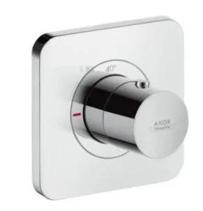 Axor Citterio E Thermostatic Mixer 120/120 For Concealed Installation Chrome detail view - Image 3