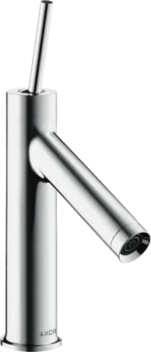 Axor Starck Single Lever Basin Mixer 90 With Pin Handle And Waste Chrome detail view - Image 3