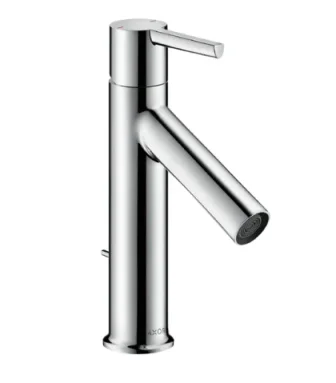 Axor Starck Single Lever Basin Mixer 100 With Lever Handle And Pop-up Waste Chrome detail view - Image 3