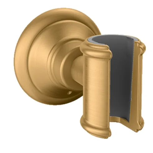Axor Montreux Shower Support 130 X 110 X 87mm Brass - Brushed detail view - Image 3