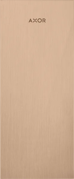 Axor Myedition Plate 245 Metal Chrome Brushed Red Gold