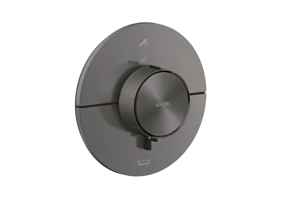 Axor Showerselect Id Thermostatic Shower Mixer Concealed 269 X 242 X 179mm Gunmetal/chrome - Brushed product image - Image 1