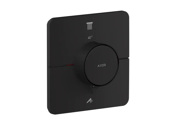 Axor Showerselect Id Thermostatic Shower Mixer Concealed 269 X 242 X 179mm Black - Matt