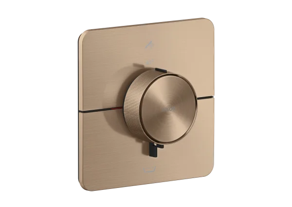 Axor Showerselect Id Thermostatic Shower Mixer Concealed 269 X 242 X 179mm Rose Gold/gold - Brushed