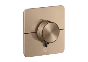 Axor Showerselect Id Thermostatic Shower Mixer Concealed 269 X 242 X 179mm Rose Gold/gold - Brushed