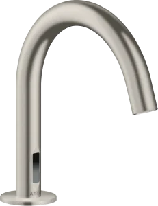 Axor Uno Electronic Basin Mixer Without Temperature Control With 230 V Mains Connection Stainless Steel