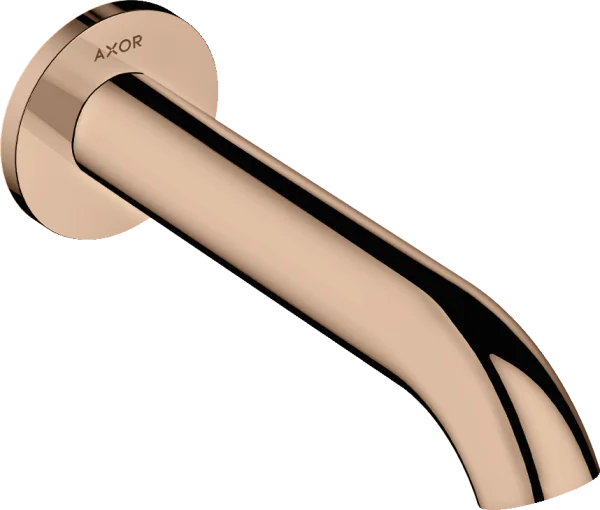 Axor Uno Bath Spout Curved Polished Red Gold