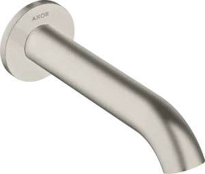 Axor Uno Bath Spout Curved Stainless Steel