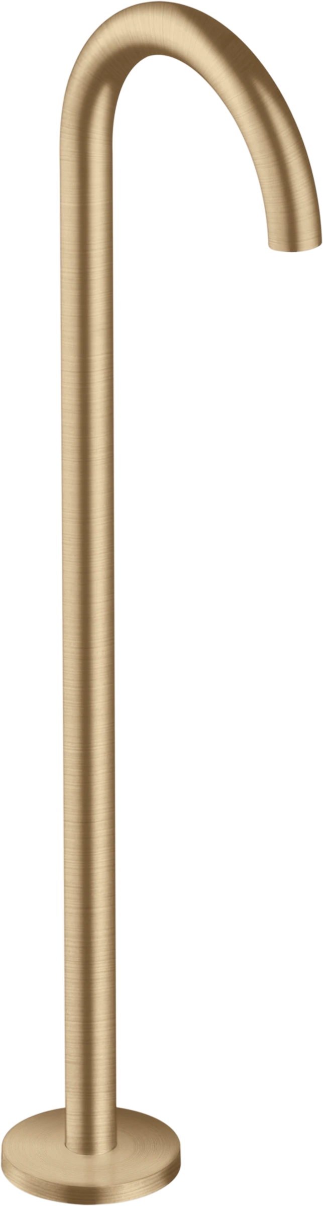 Axor Uno Bath Spout Curved Floor-standing Brushed Bronze