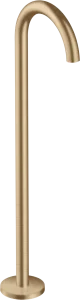 Axor Uno Bath Spout Curved Floor-standing Brushed Bronze