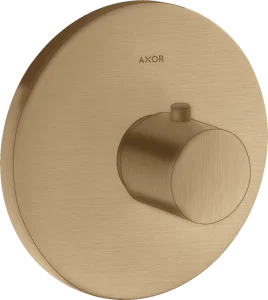 Axor Uno Thermostatic Mixer Highflow For Concealed Installation Brushed Bronze