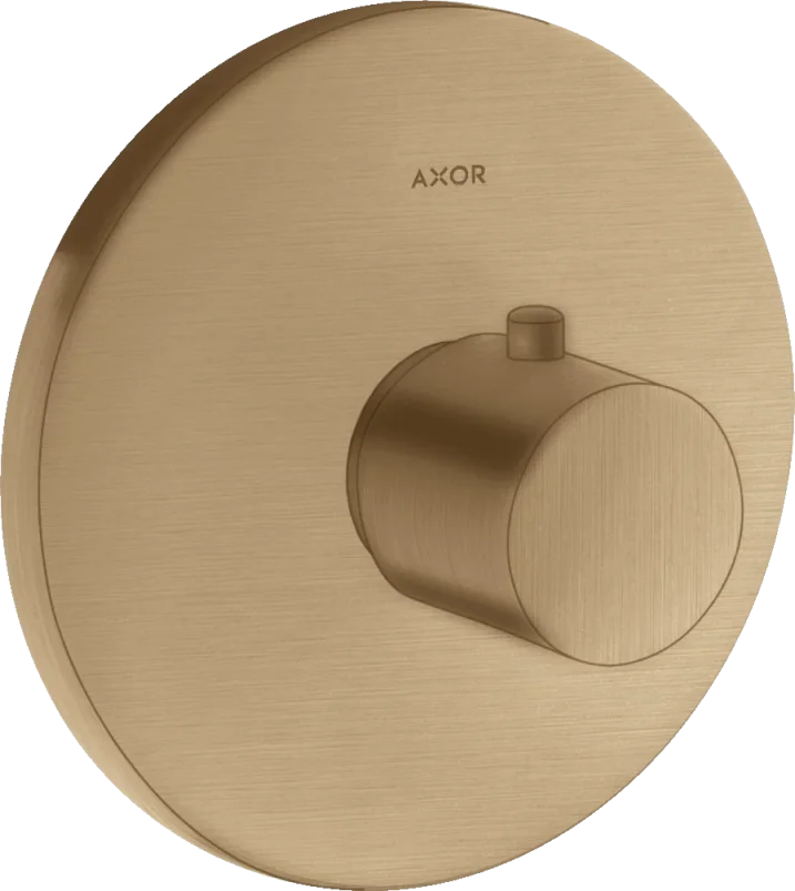 Axor Uno Thermostatic Shower Mixer Concealed 217 X 187 X 135mm Bronze - Brushed product image - Image 1