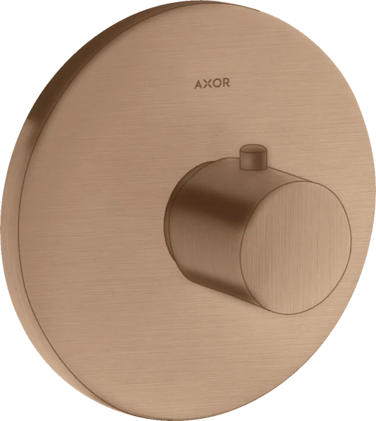 Axor Uno Thermostatic Mixer Highflow For Concealed Installation Brushed Red Gold