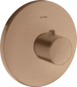 Axor Uno Thermostatic Mixer Highflow For Concealed Installation Brushed Red Gold