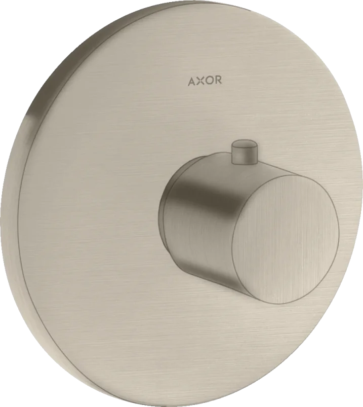 Axor Uno Thermostatic Shower Mixer Concealed 217 X 187 X 135mm Nickel - Brushed product image - Image 1