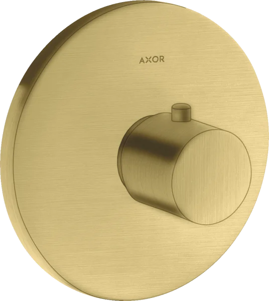 Axor Uno Thermostatic Mixer Highflow For Concealed Installation Brushed Brass