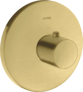 Axor Uno Thermostatic Mixer Highflow For Concealed Installation Brushed Brass