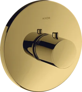 Axor Uno Thermostatic Mixer Highflow For Concealed Installation Gold Polished