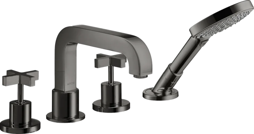 Axor Citterio Bath Mixers Concealed 510 X 263 X 128mm Gunmetal/chrome - Polished product image - Image 1