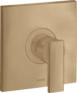 Axor Citterio Single Lever Manual Shower Mixer For Concealed Installation With Lever Handle Brushed Bronze