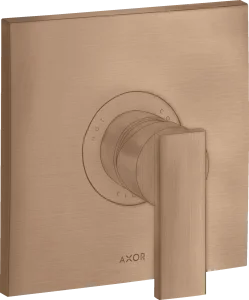 Axor Citterio Single Lever Manual Shower Mixer For Concealed Installation With Lever Handle Brushed Red Gold