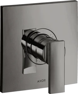 Axor Citterio Single Lever Manual Shower Mixer For Concealed Installation With Lever Handle Polished Black Chrome