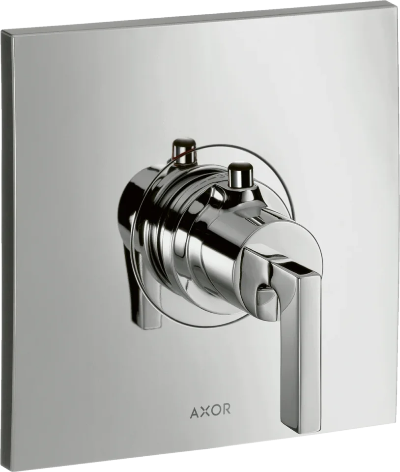 Axor Citterio Thermostatic Mixer Highflow For Concealed Installation With Lever Handle Chrome product image - Image 2
