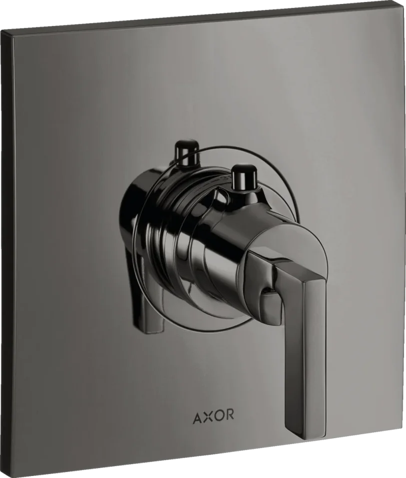 Axor Citterio Thermostatic Shower Mixer Concealed 217 X 187 X 135mm Gunmetal/chrome - Polished product image - Image 1