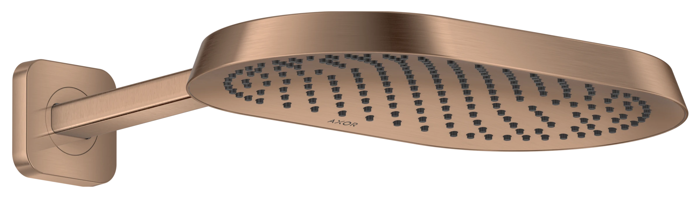 Axor Showersphere Overhead Showers 670 X 390 X 165mm Rose Gold/gold - Brushed