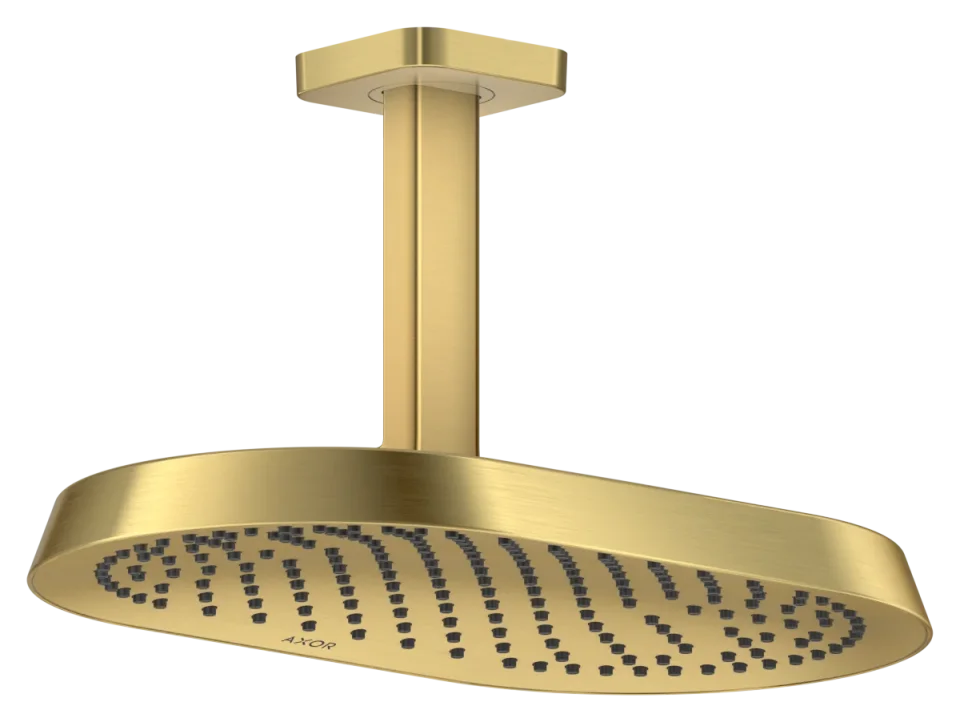 Axor Showersphere Overhead Showers 670 X 390 X 165mm Gold - Brushed product image - Image 1