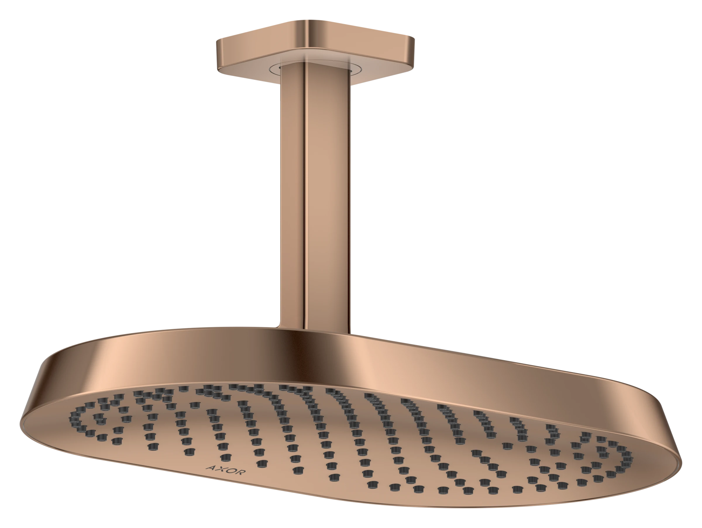 Axor Showersphere Overhead Showers 670 X 390 X 165mm Rose Gold/gold - Polished
