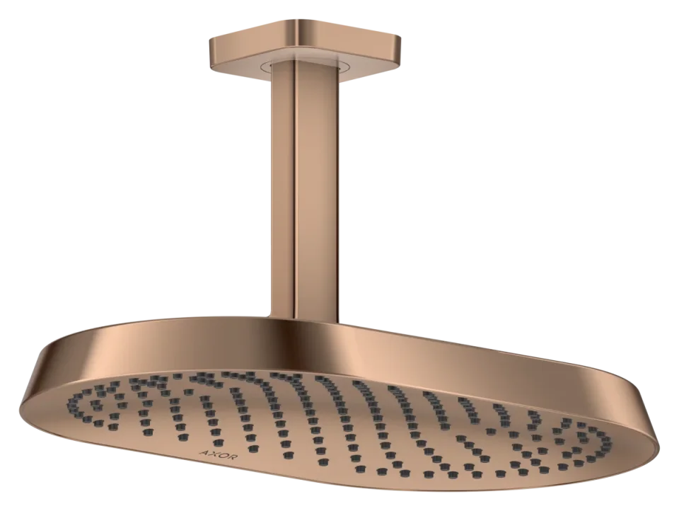 Axor Showersphere Overhead Showers 670 X 390 X 165mm Rose Gold/gold - Polished product image - Image 1