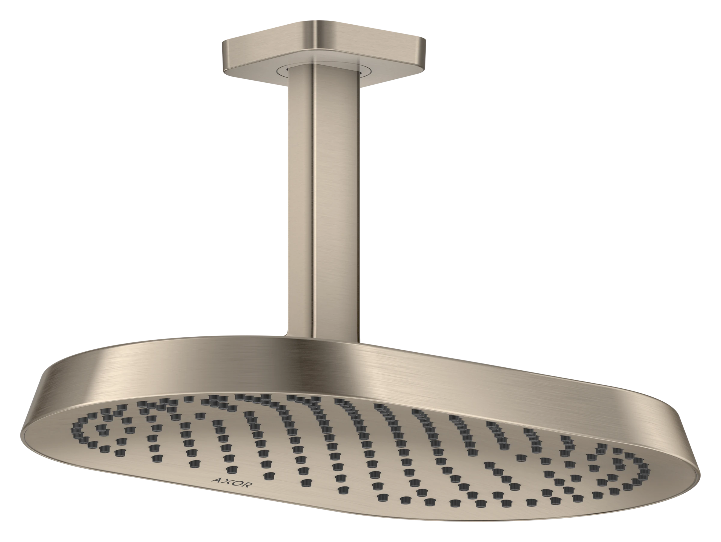 Axor Showersphere Overhead Showers 670 X 390 X 165mm Nickel - Brushed