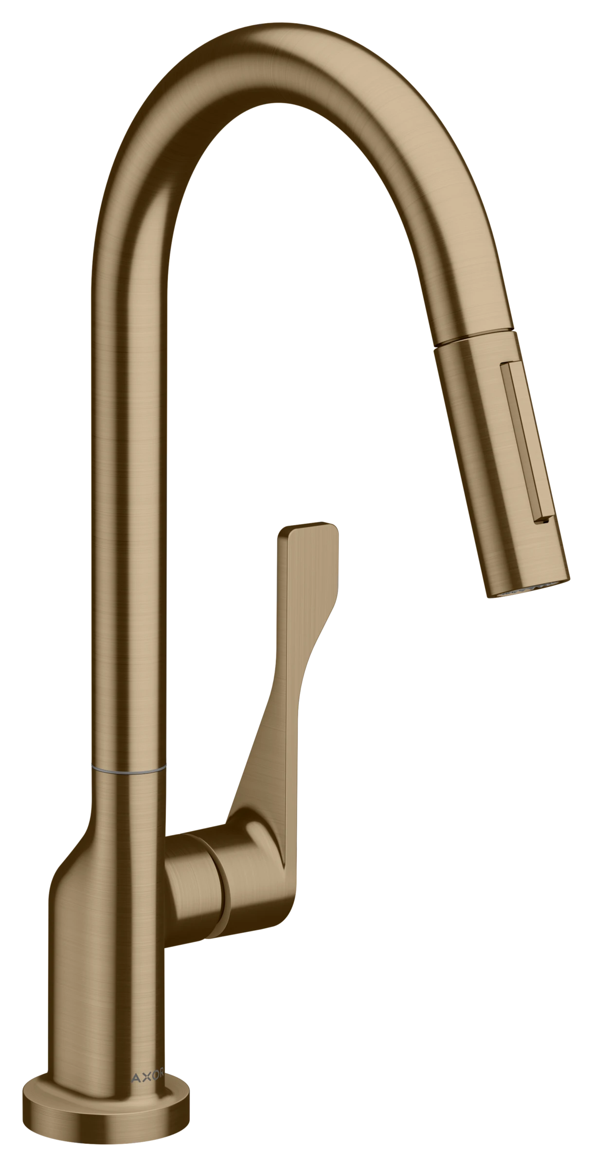 Axor Citterio Single Lever Kitchen Mixer 250 With Pull-out Spray Brushed Bronze