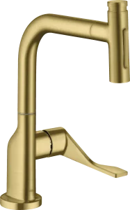 Axor Citterio Manual Kitchen Mixers 555 X 308 X 107mm Brass - Brushed