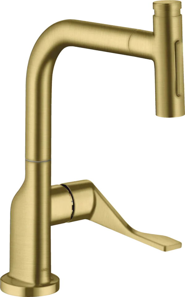 Axor Citterio Manual Kitchen Mixers 555 X 308 X 107mm Brass - Brushed product image - Image 1