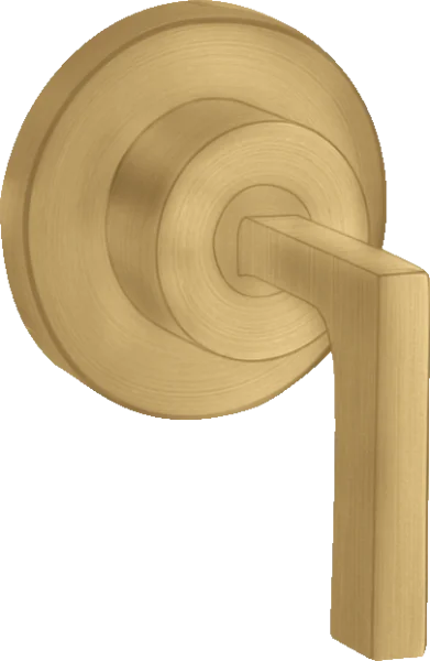 Axor Citterio Shut-off Valve For Concealed Installation With Lever Handle Gold Brushed