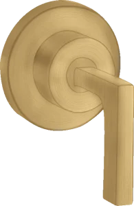 Axor Citterio Shut-off Valve For Concealed Installation With Lever Handle Gold Brushed