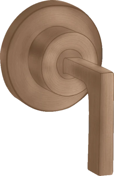 Axor Citterio Shut-off Valve For Concealed Installation With Lever Handle Brushed Red Gold