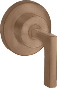 Axor Citterio Shut-off Valve For Concealed Installation With Lever Handle Brushed Red Gold