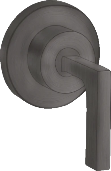 Axor Citterio Shut-off Valve For Concealed Installation With Lever Handle Brushed Black Chrome