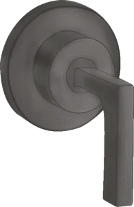 Axor Citterio Shut-off Valve For Concealed Installation With Lever Handle Brushed Black Chrome