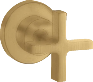 Axor Citterio Shut-off Valve For Concealed Installation With Cross Handle Gold Brushed
