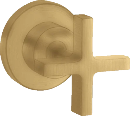 Axor Citterio Shut-off Valve For Concealed Installation With Cross Handle Gold Brushed