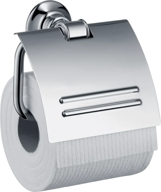 Axor Montreux Toilet Roll Holder With Cover Chrome product image - Image 2
