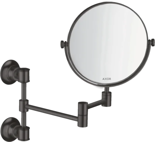 Axor Montreux Shaving Mirror Brushed Black Chrome