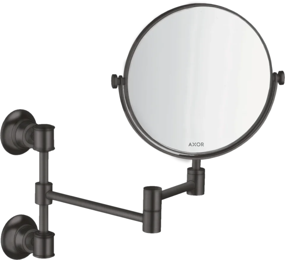 Axor Montreux Mirrors 400 X 230 X 105mm Gunmetal/chrome - Brushed product image - Image 1